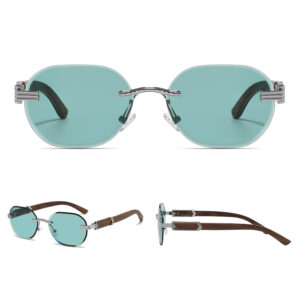 Wooden sunglasses WS014