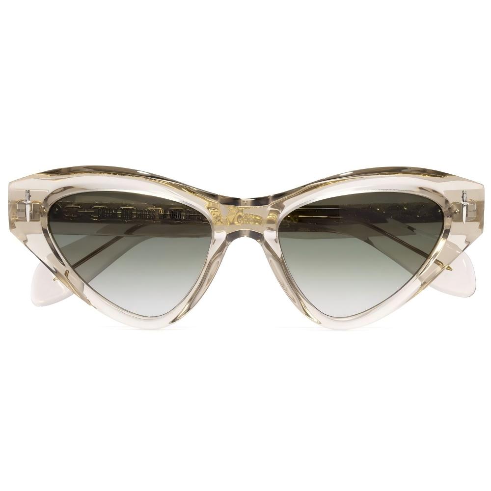 champagne bio acetate cat eye sunglasses front champagne bio acetate cat eye sunglasses front