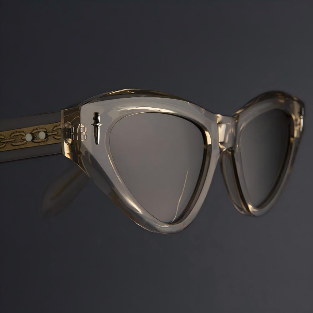champagne bio acetate cat eye sunglasses hinge champagne bio acetate cat eye sunglasses hinge