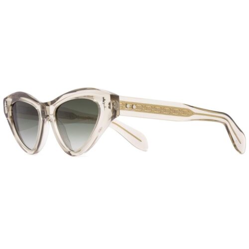 champagne bio acetate cat eye sunglasses side