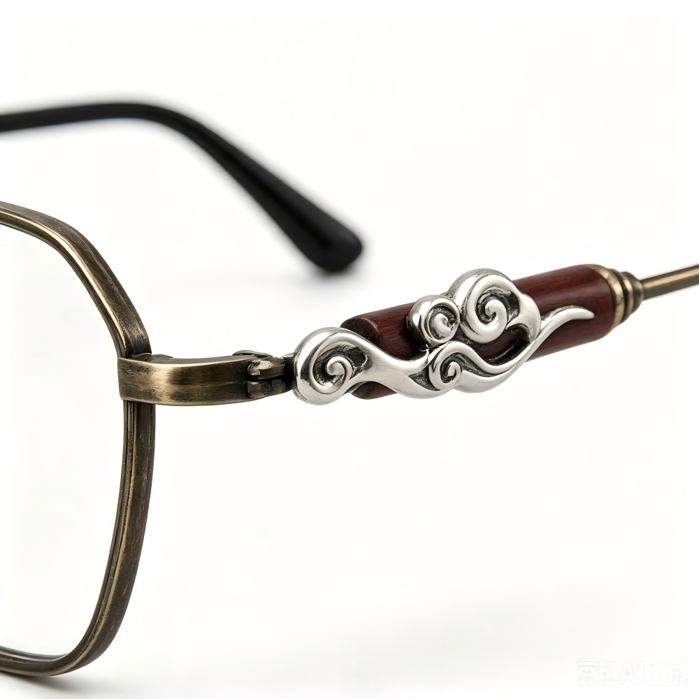 chinese style vintage polygon metal eyeglasses decoration chinese style vintage polygon metal eyeglasses decoration