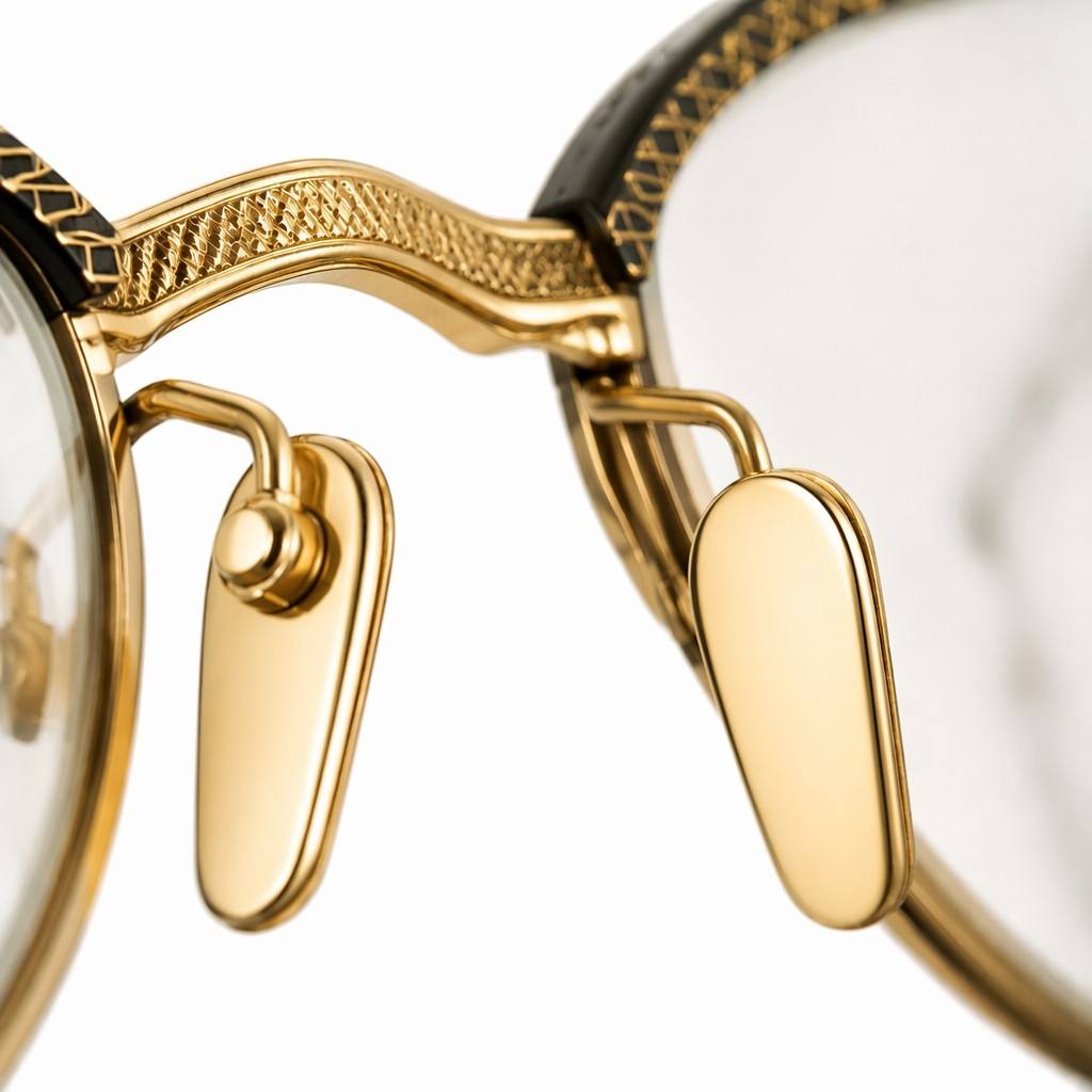classic crown panto half rim optical frames with intricate 3d engraving classic crown panto half rim optical frames with intricate 3d engraving