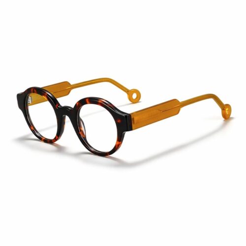 mellume vintage thick round acetate eyeglasses frames