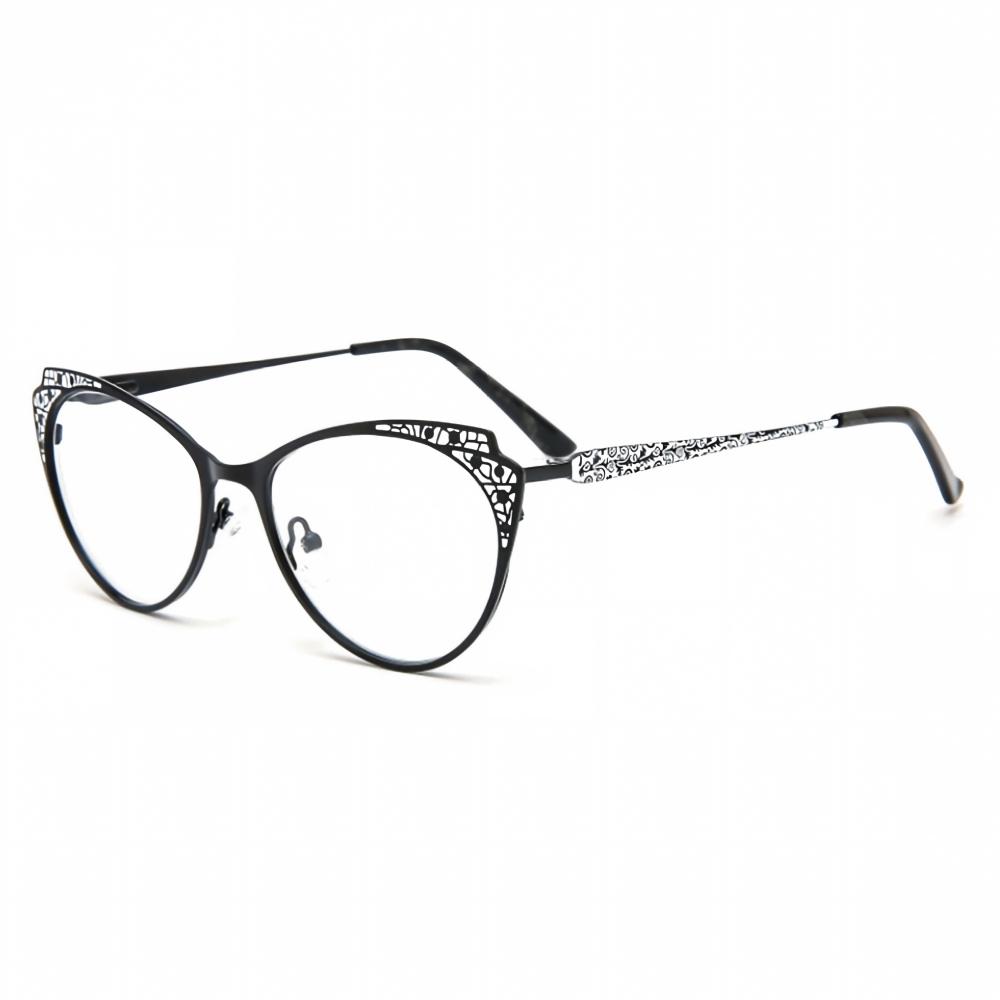 mellume women metal cutout cat eye eyeglasses meew017 side mellume women metal cutout cat eye eyeglasses meew017 side
