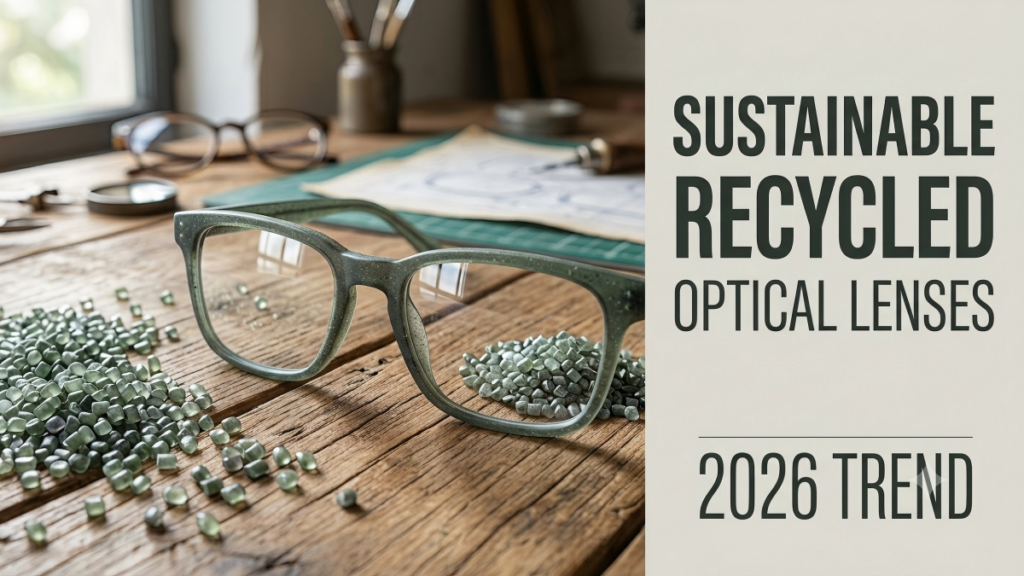 Sustainable recycled optical lenses 2026 trend for eco-friendly eyewear brands