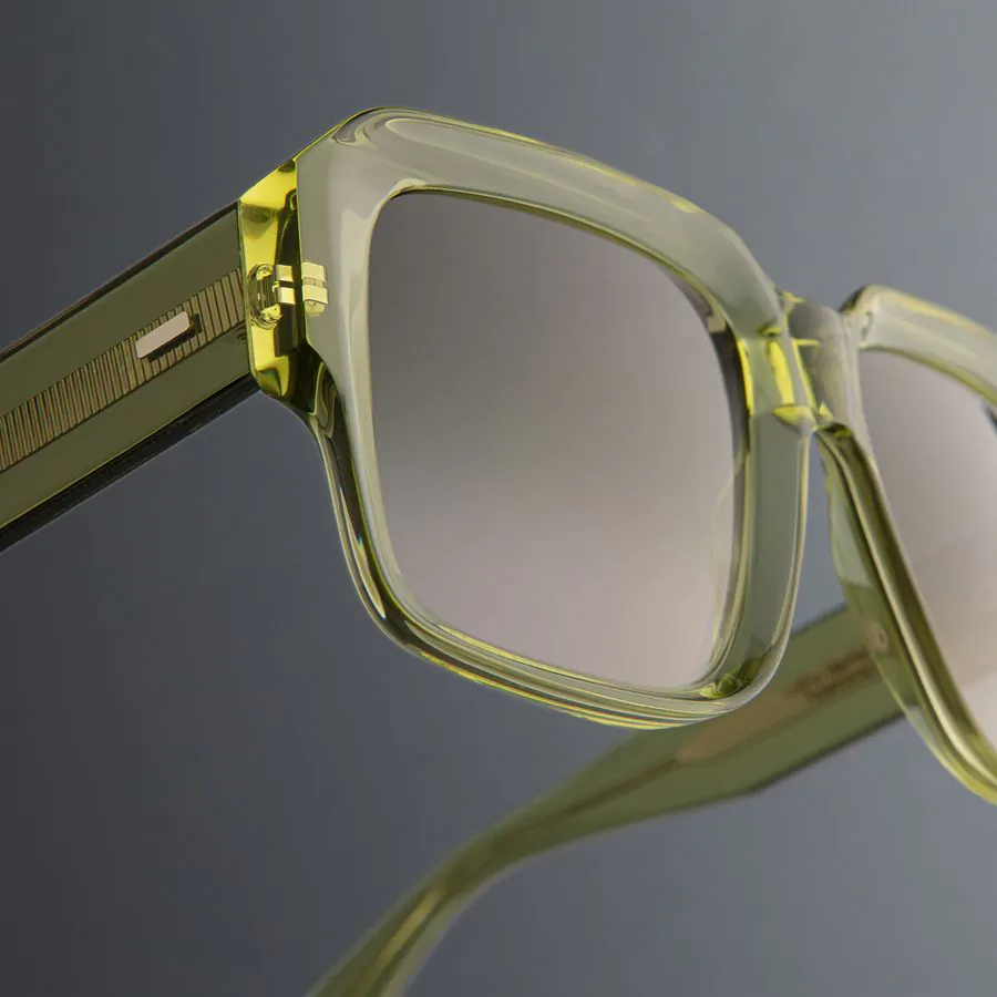 translucent olive square acetate sunglasses frames detail 1 translucent olive square acetate sunglasses frames detail 1