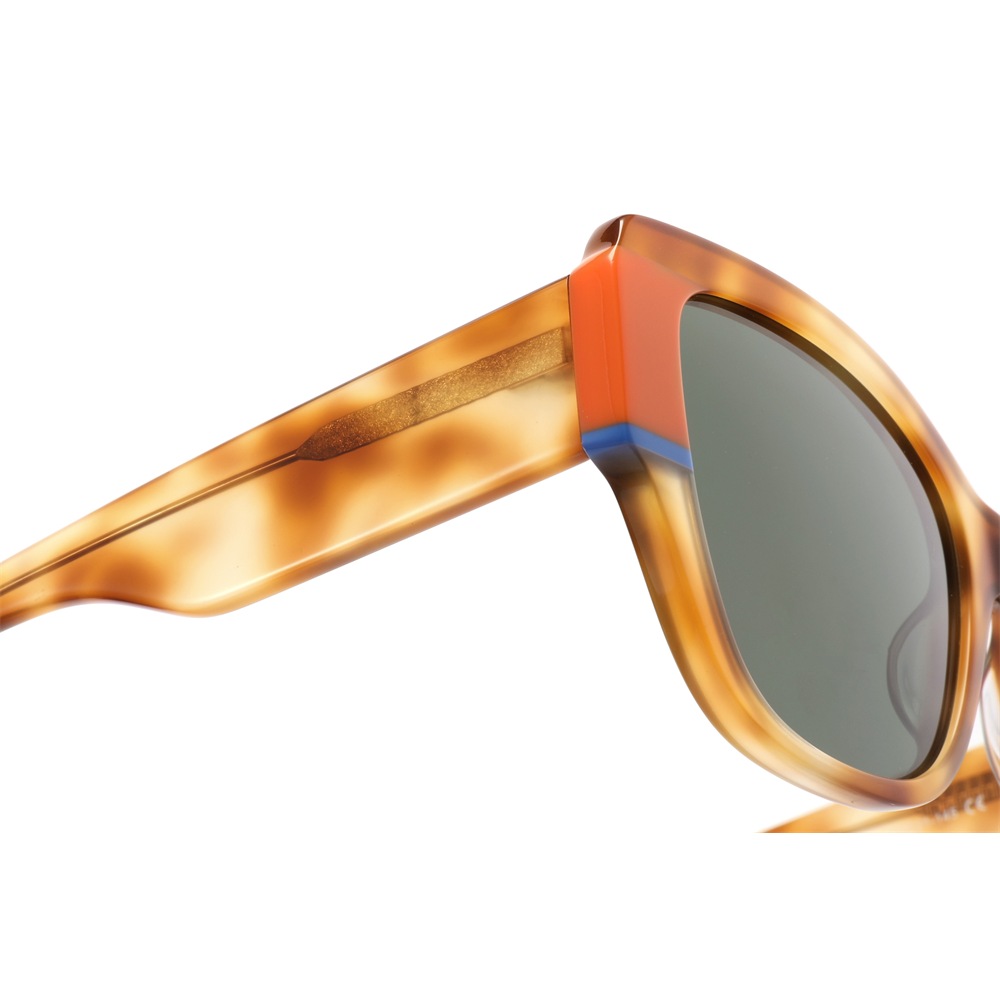 amber color blocked wide temple cat eye acetate sunglasses meew034 wide temple amber color blocked wide temple cat eye acetate sunglasses meew034 wide temple