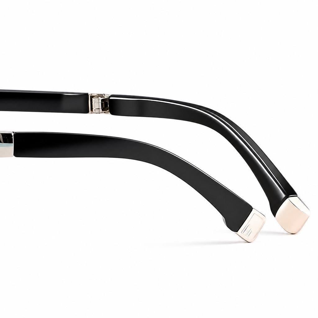 Custom Anti Blue Light Foldable Business Reading Glasses Temple Tips Detail Custom Anti Blue Light Foldable Business Reading Glasses Temple Tips Detail - Custom Eyewear Manufacturer