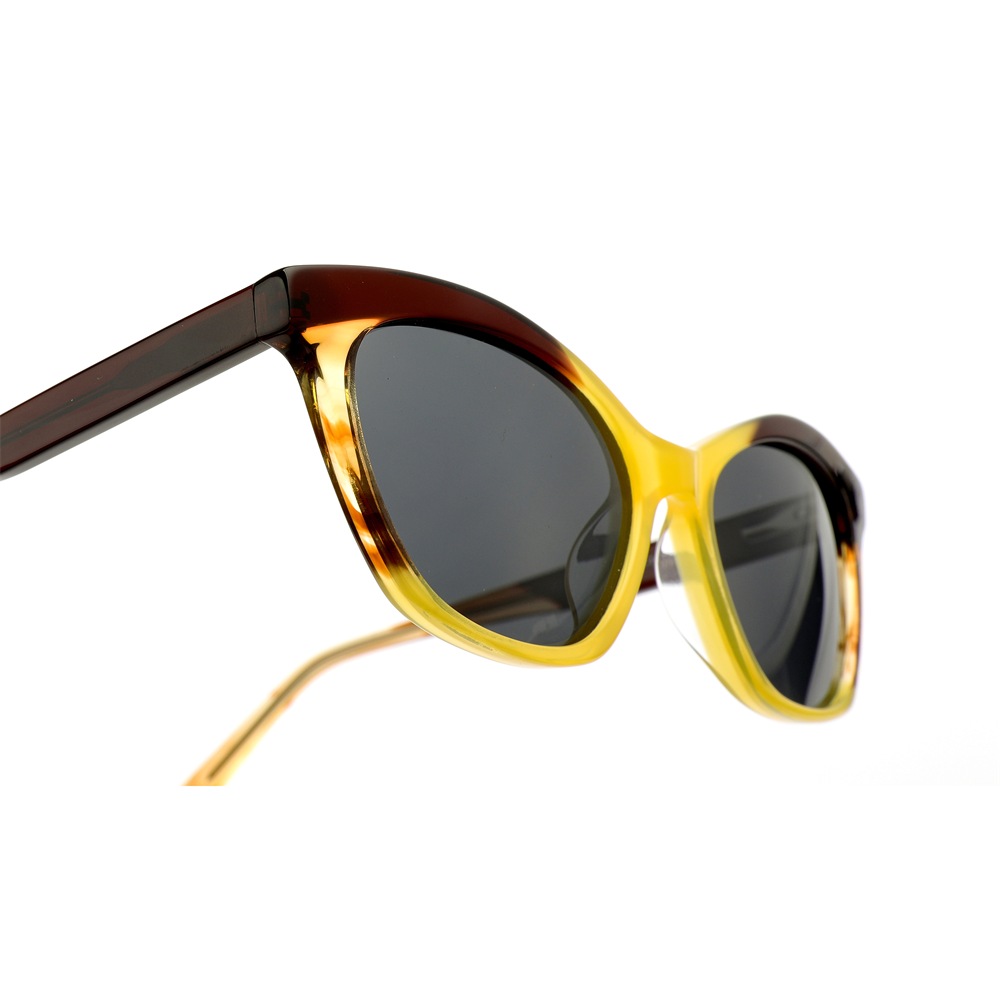 dual tone multi layer acetate lamination cat eye sunglasses meew029 lens dual tone multi layer acetate lamination cat eye sunglasses meew029 lens