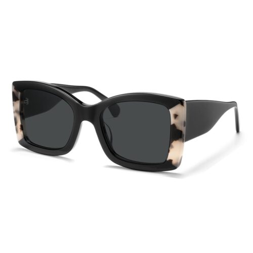 high end oversized bold butterfly square laminated acetate sunglasses meew032 side