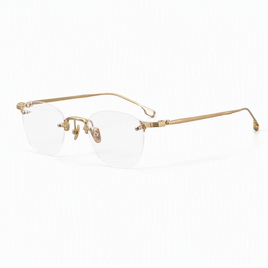 Custom Luxury Rimless Pure Titanium Glasses Side View Custom Luxury Rimless Pure Titanium Glasses Side View - Custom Eyewear Manufacturer