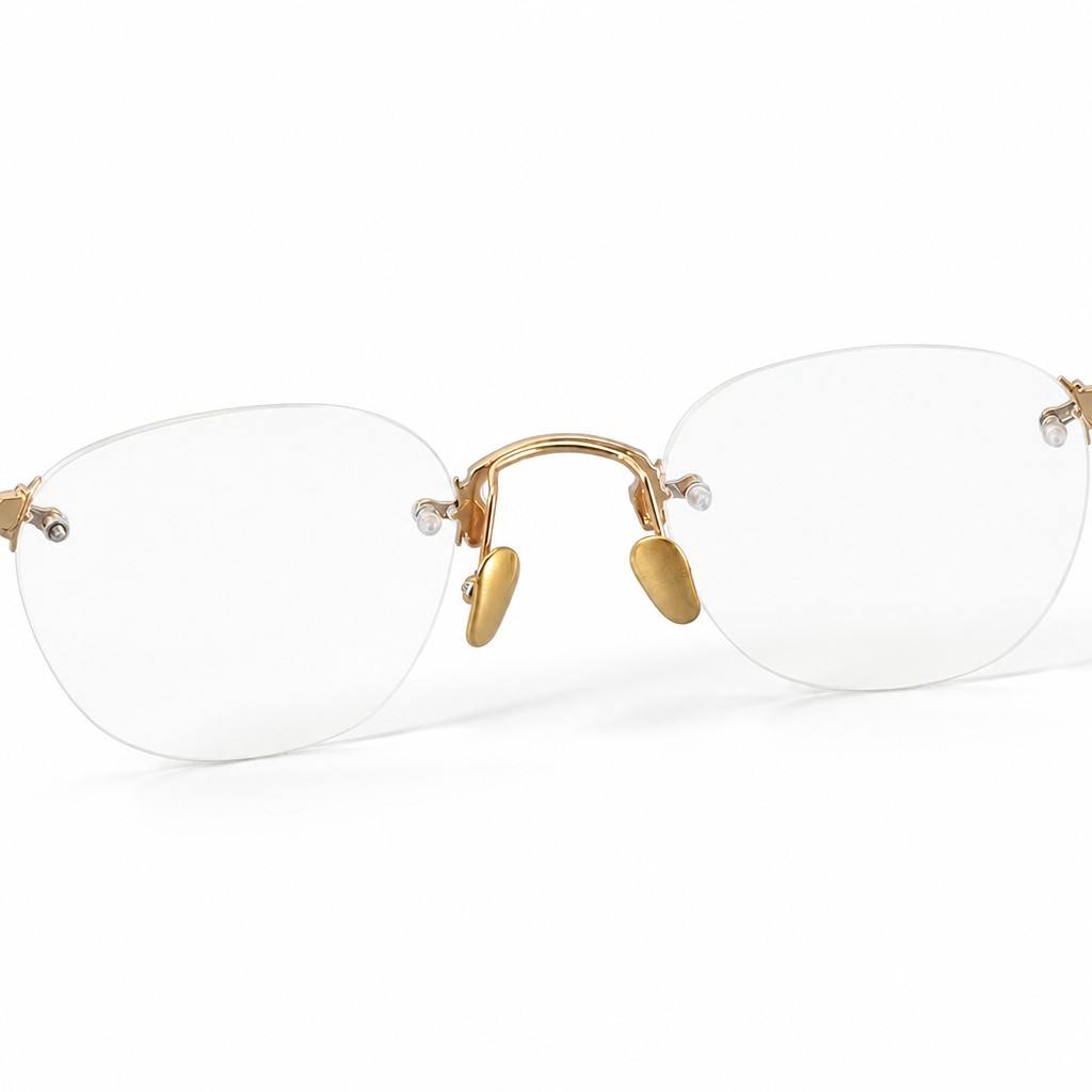 Custom Luxury Rimless Pure Titanium Glasses Top View Custom Luxury Rimless Pure Titanium Glasses Top View - Custom Eyewear Manufacturer