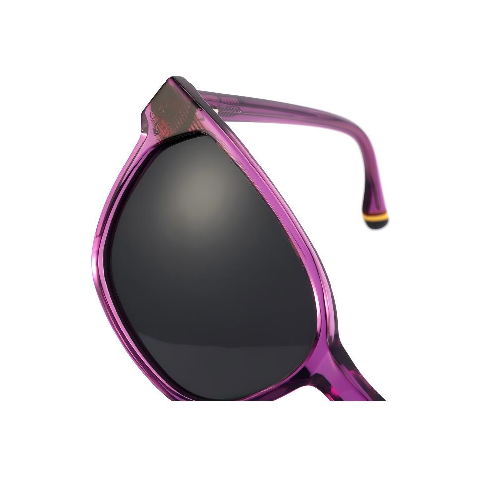 mellume silk screen printed transparent purple acetate sunglasses meew026 lens mellume silk screen printed transparent purple acetate sunglasses meew026 lens