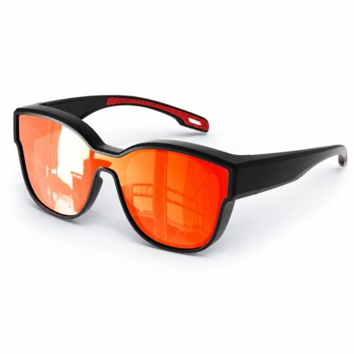 Custom TR90 Fitover Polarized UV400 Sports Sunglasses Side View - Custom Eyewear Manufacturer