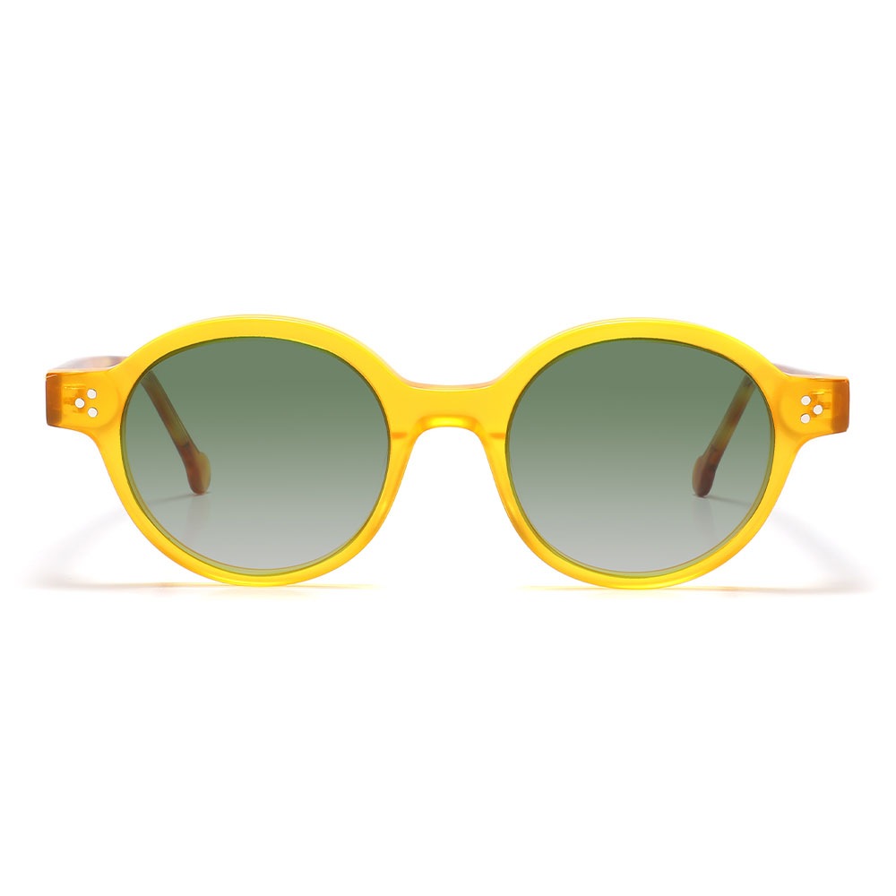 unisex oval vintage premium translucent acetate sunglasses meew031 front unisex oval vintage premium translucent acetate sunglasses meew031 front