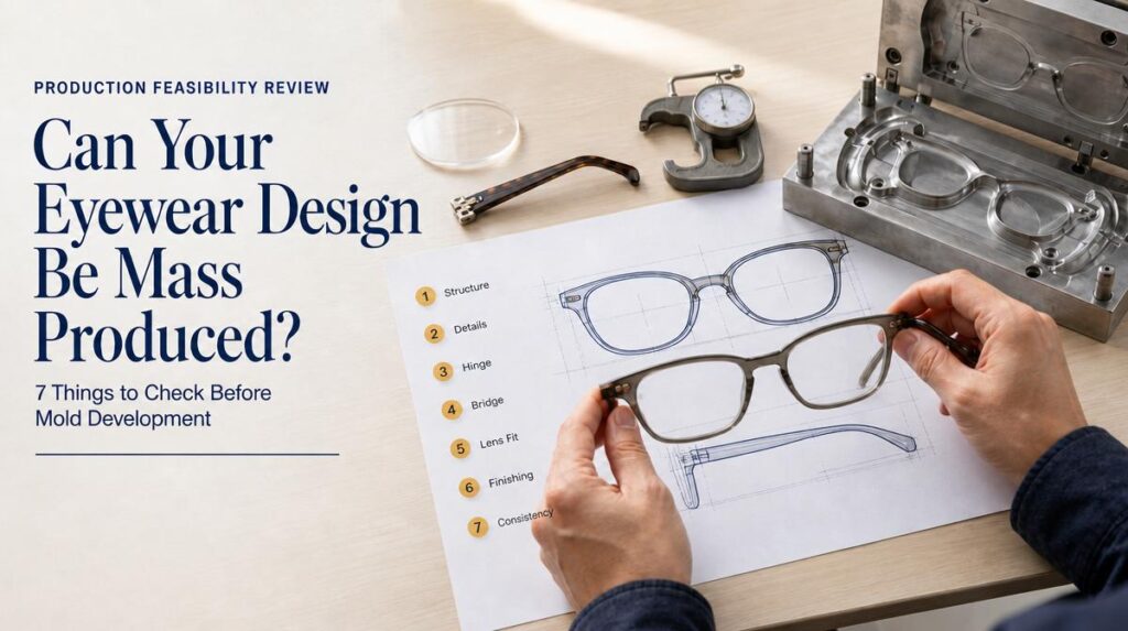 Eyewear Design Mass Production Feasibility Concept - OEM/ODM Eyewear Factory