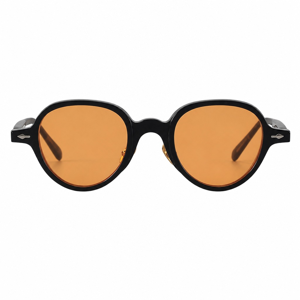 High-Density Cellulose Acetate Oval Sunglasses Wholesale high density cellulose acetate oval sunglasses with customizable amber tinted lenses
