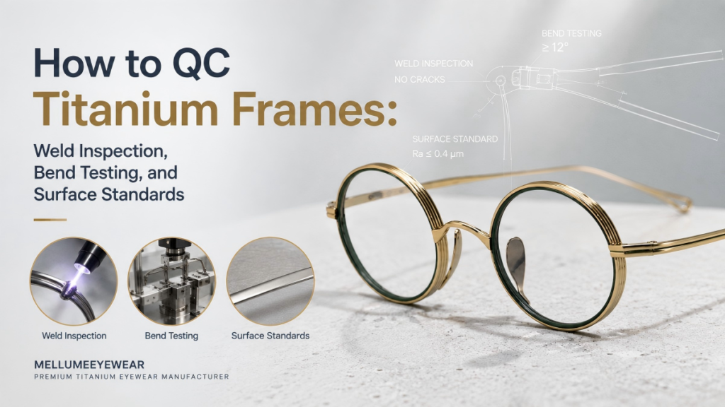 How to QC Titanium Frames Weld Inspection and Surface Standards - Precision Eyewear Factory