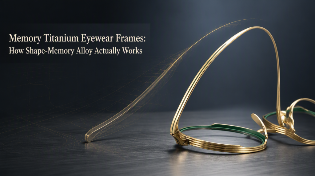 Flexible Memory Titanium Eyewear Frames Flexibility Test - White Label Eyewear Factory