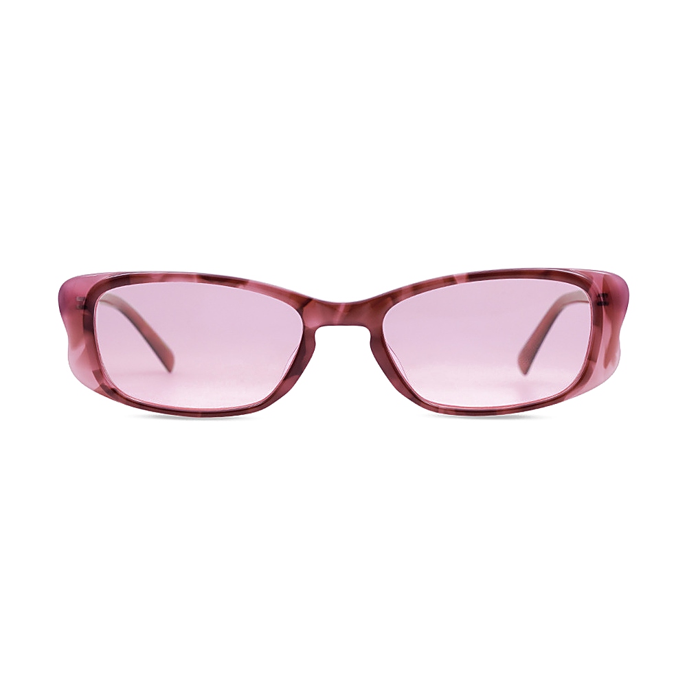 Pink Tortoise Cat Eye Sunglasses Slim Acetate UV400 Sunnies MEEW134 Front View Pink Tortoise Cat Eye Sunglasses Slim Acetate UV400 Sunnies MEEW134 Front View - Custom Eyewear Manufacturer