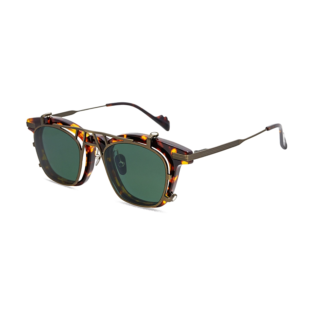 Titanium Acetate Clip On Steampunk Sunglasses Frame MEEW144 Side View Titanium Acetate Clip On Steampunk Sunglasses Frame MEEW144 Side View - OEM/ODM Eyewear Factory
