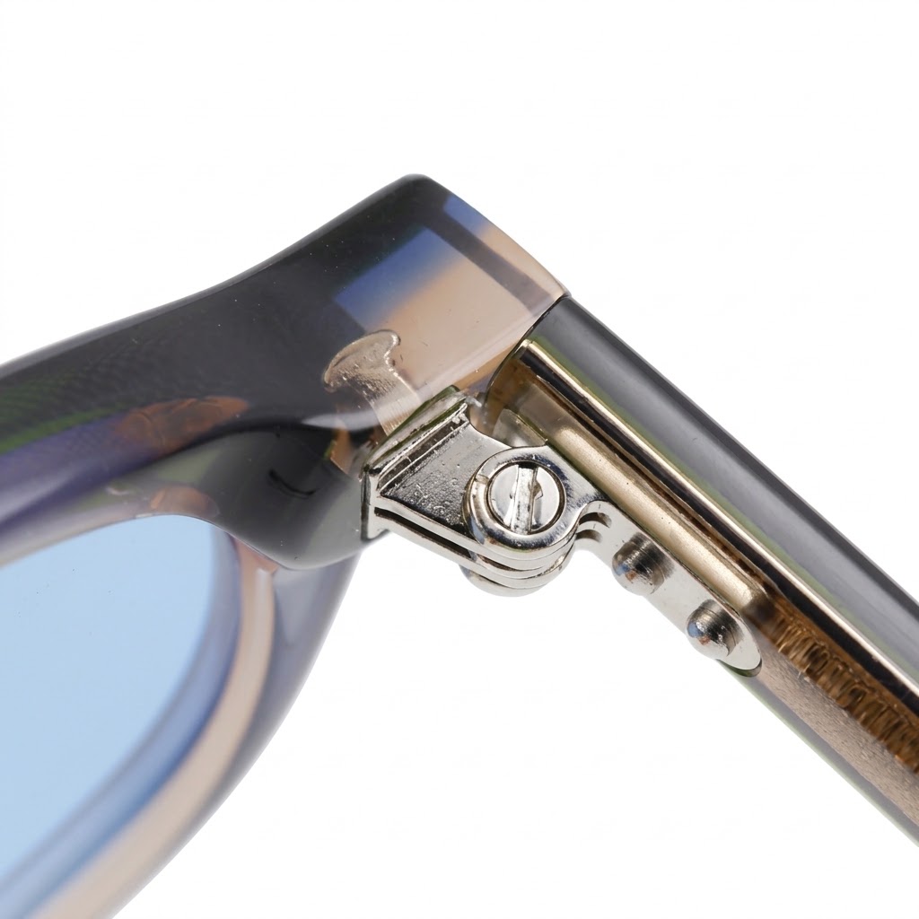 Vintage Small Oval Acetate Sunglasses Gradient Frame MEEW140 Hinge Vintage Small Oval Acetate Sunglasses Gradient Frame MEEW140 Hinge - White Label Eyewear Supplier