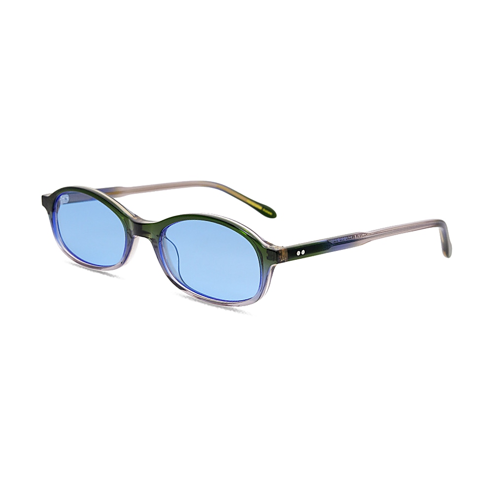 Vintage Small Oval Acetate Sunglasses Gradient Frame MEEW140 Side View Vintage Small Oval Acetate Sunglasses Gradient Frame MEEW140 Side View - OEM/ODM Eyewear Factory