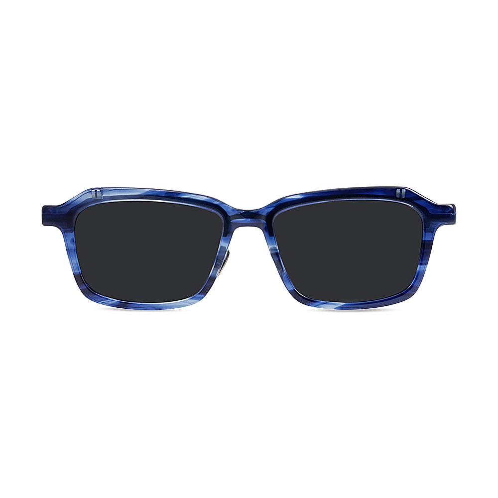 Wholesale Marbled Blue Acetate Square Sunglasses MEEW143 Front View Wholesale Marbled Blue Acetate Square Sunglasses MEEW143 Front View - White Label Eyewear Supplier