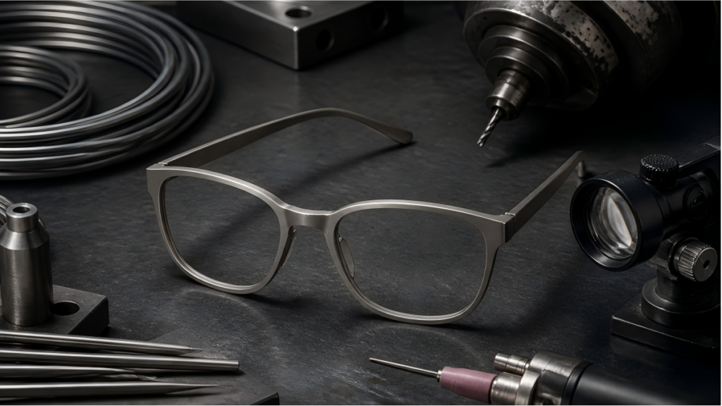 Precision Titanium Eyewear Frame Manufacturing Process - OEM Titanium Eyewear Factory