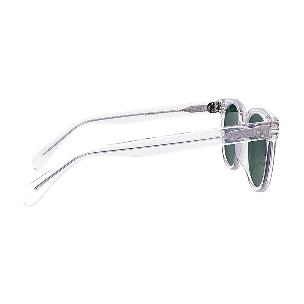 Crystal Clear Oversized Square Acetate Classic UV400 Sunglasses Temple Display Crystal Clear Oversized Square Acetate Classic UV400 Sunglasses Temple Display - OEM/ODM Eyewear Factory