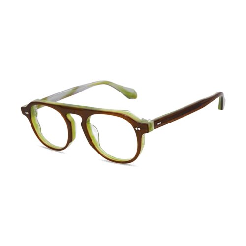 Square Acetate Vintage Retro UV400 Sunglasses Multi Detail Grid - White Label Eyewear Supplier