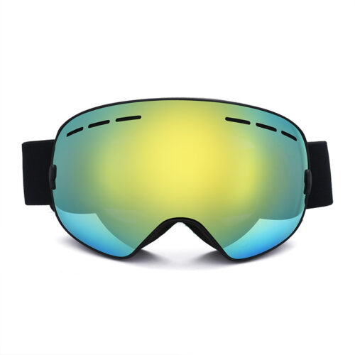 Anti Fog Spherical Dual Lens Ski Goggles Vented Eyewear MEEW156 Front View - Contract Eyewear Manufacturer