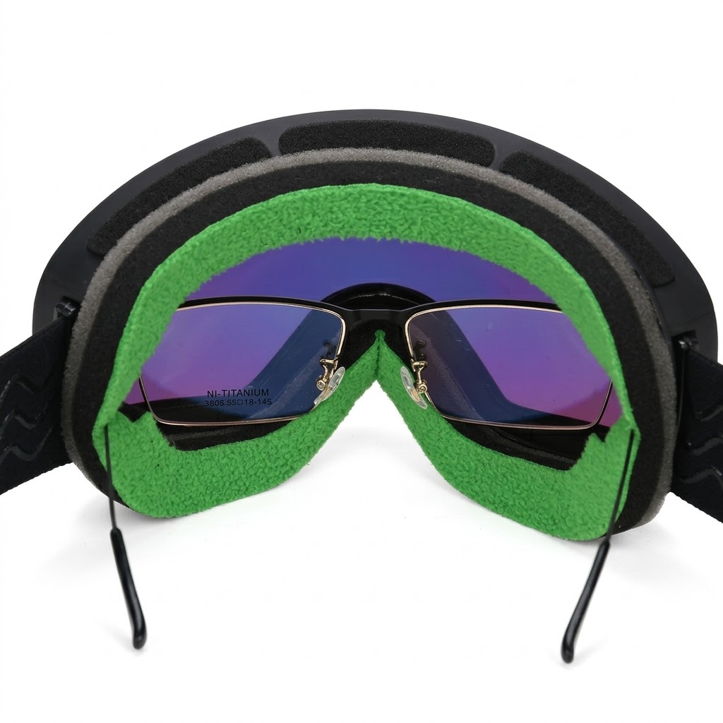 Anti Fog Spherical Dual Lens Ski Goggles Vented Eyewear MEEW156 Detail View Anti Fog Spherical Dual Lens Ski Goggles Vented Eyewear MEEW156 Detail View - OEM/ODM Eyewear Factory