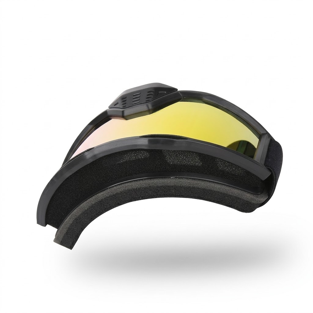 Dual Layer Ski Goggles with Detachable Nose Guard MEEW158 Top View Dual Layer Ski Goggles with Detachable Nose Guard MEEW158 Top View - Contract Eyewear Manufacturer