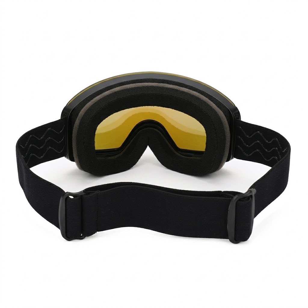 Magnetic Ski Goggles Quick Change Lens OTG Unisex MEEW155 Back View Magnetic Ski Goggles Quick Change Lens OTG Unisex MEEW155 Back View - White Label Eyewear Supplier