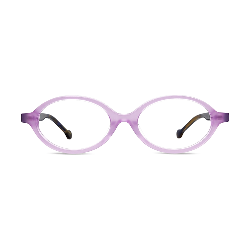 Retro Oval Two Tone Lavender Prescription Frame MEEW146 Front View Retro Oval Two Tone Lavender Prescription Frame MEEW146 Front View - OEM/ODM Eyewear Factory