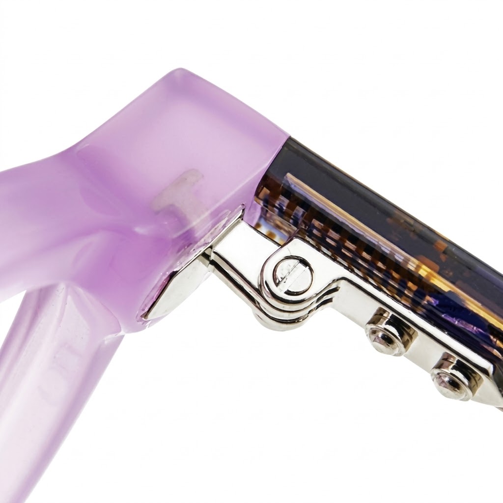 Retro Oval Two Tone Lavender Prescription Frame MEEW146 Hinge Retro Oval Two Tone Lavender Prescription Frame MEEW146 Hinge - OEM/ODM Eyewear Factory