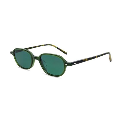 Ultra Light 90s Slim Soft Square Acetate Sunglasses MEEW149 Side View - White Label Eyewear Supplier